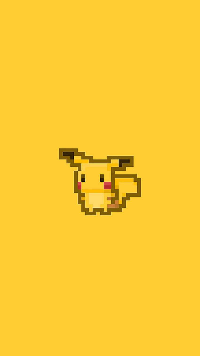 Pikachu Pokemon Pixel Art iPhone 8 HD phone wallpaper | Pxfuel