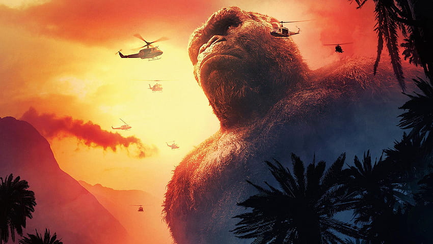 Kong: La Isla Calavera (2022) película fondo de pantalla