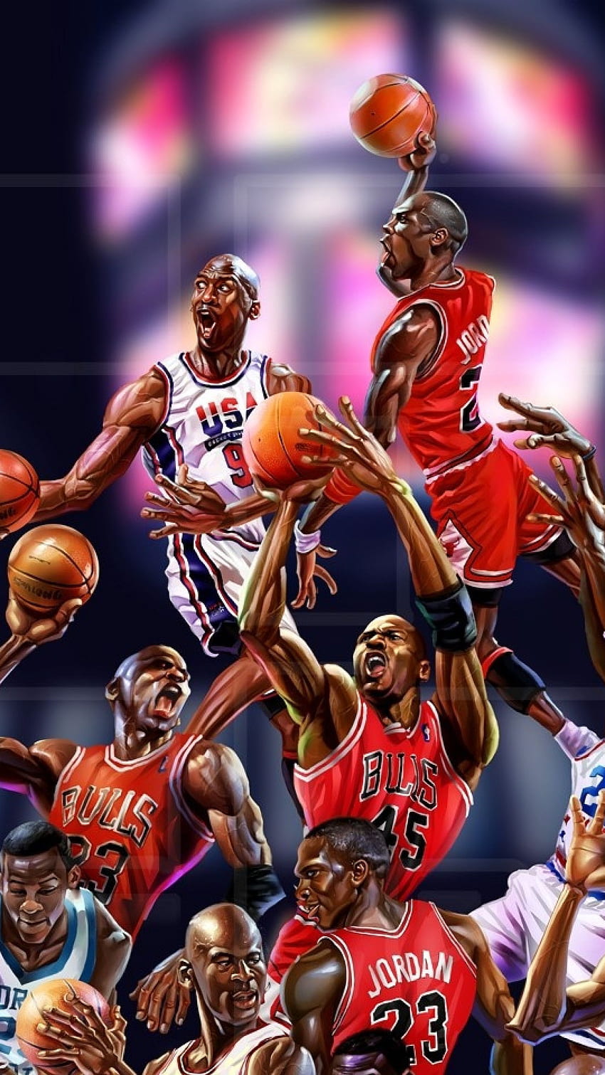Jugadores, nba, baloncesto fondo de pantalla del teléfono | Pxfuel