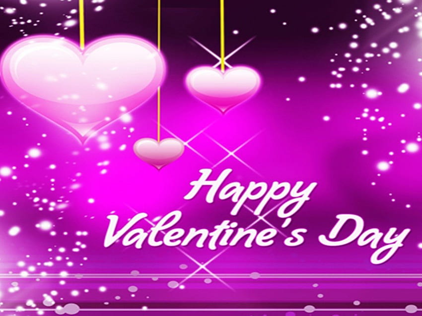 Happy Valentine's Day Morenita !, valentine, pink, love, hearts, romantic, valentines day HD wallpaper