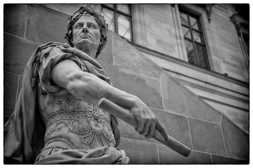 Statue von Julius Caesar Architektur HD-Hintergrundbild