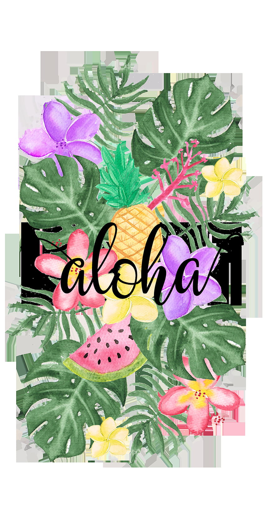 Pattern Hello Summer Wallpaper Design With Florals And Tropical Themes  Background Summer Illustration Hello Background Image And Wallpaper for  Free Download