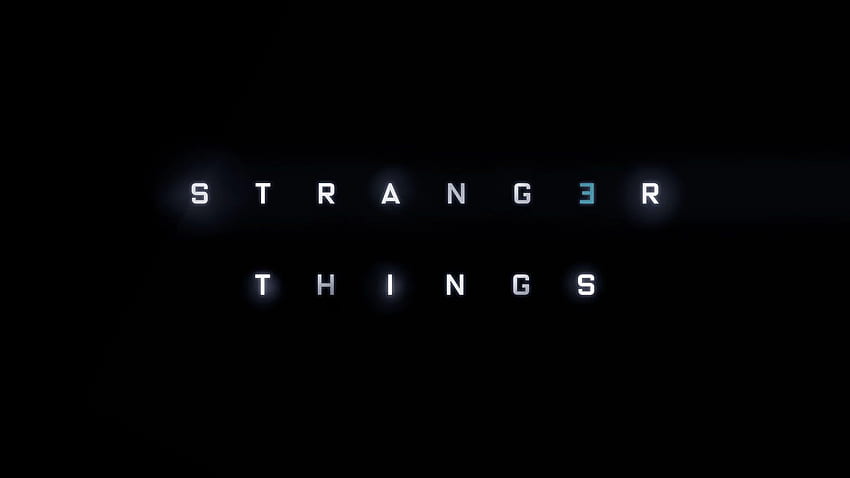 Carattere di Stranger Things: una storia del carattere tipografico retrò, estetica di Stranger Things Sfondo HD