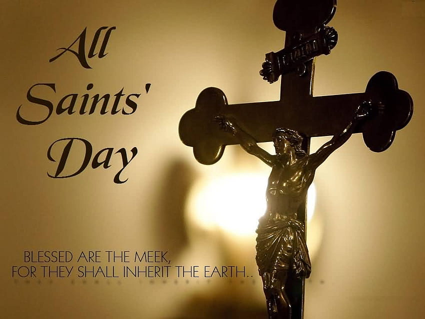 Melhor desejo do dia de todos os santos, citações católicas papel de parede HD