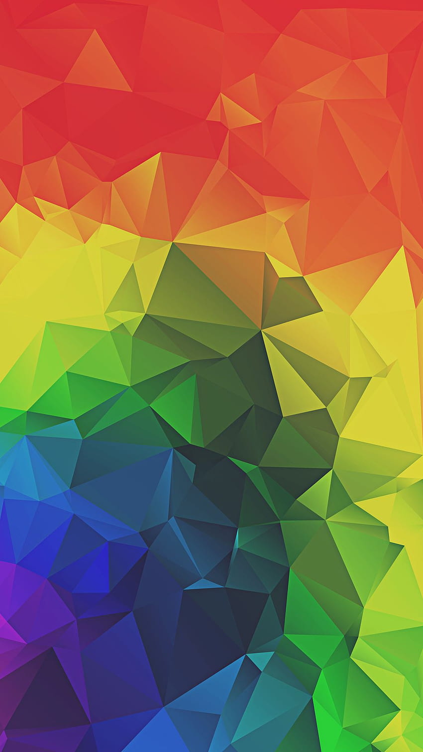 Rainbow Triangles Abstract iPhone - . iPhoneWalls, Colorful Triangle HD phone wallpaper