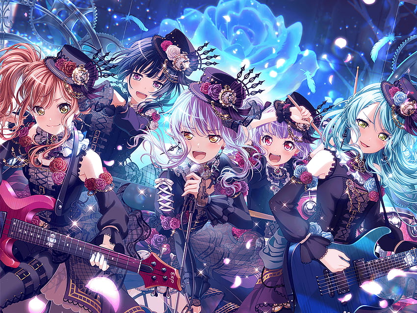 Roselia (BanG Dream!) - BanG Dream! Girls Band Party! Anime Board HD wallpaper