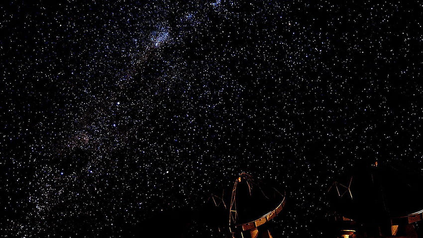 Uzay Karanlık Yıldız Doğa Kara Gökyüzü. Dizüstü Bilgisayar Arka Planı, Tumblr Gökyüzü HD duvar kağıdı