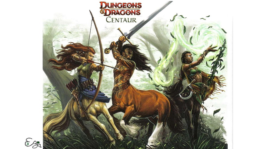 Centaur dari Dungeons and Dragons Edisi ke-4, edisi ke-4, game, centaur, ruang bawah tanah dan naga Wallpaper HD