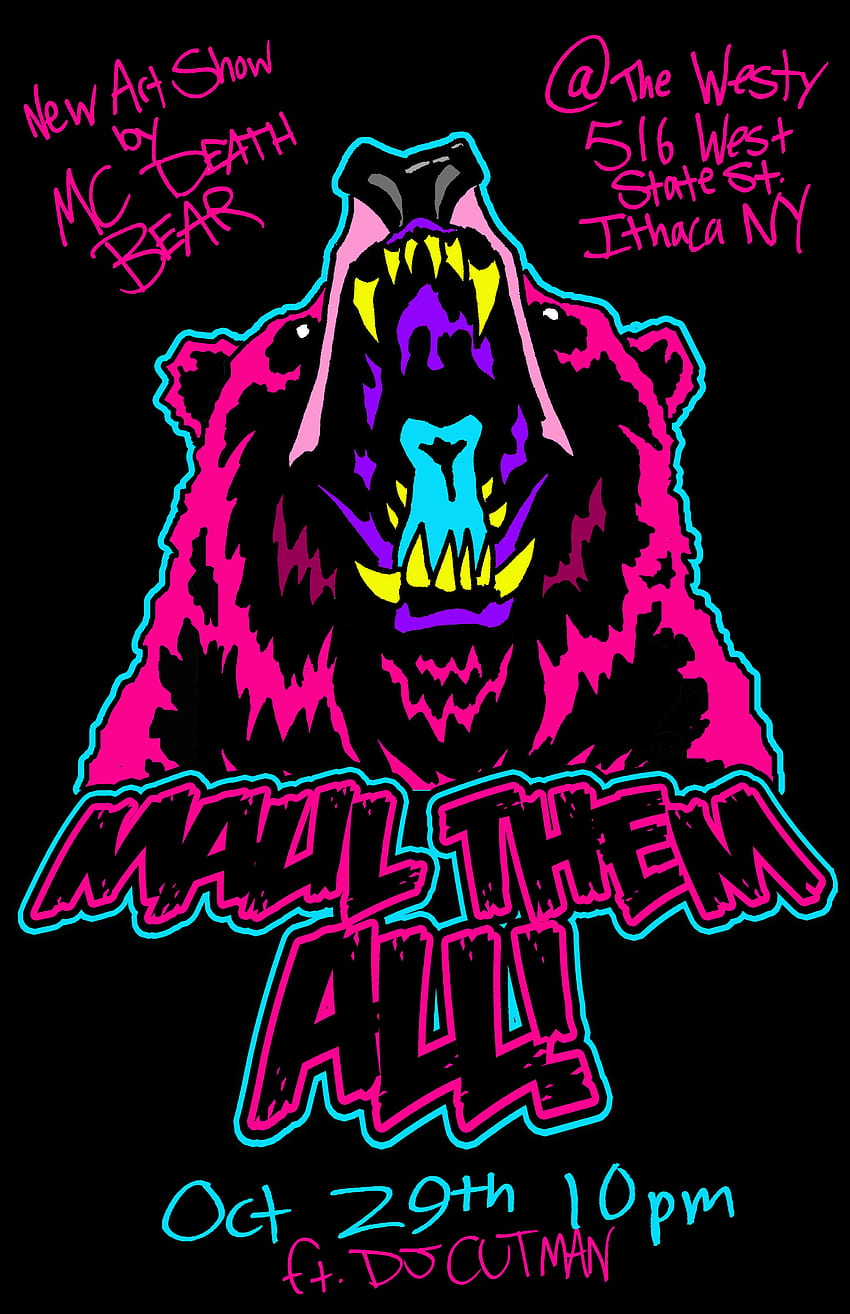 DJ CUTMAN. MC DEATH BEAR, Dope Art HD phone wallpaper