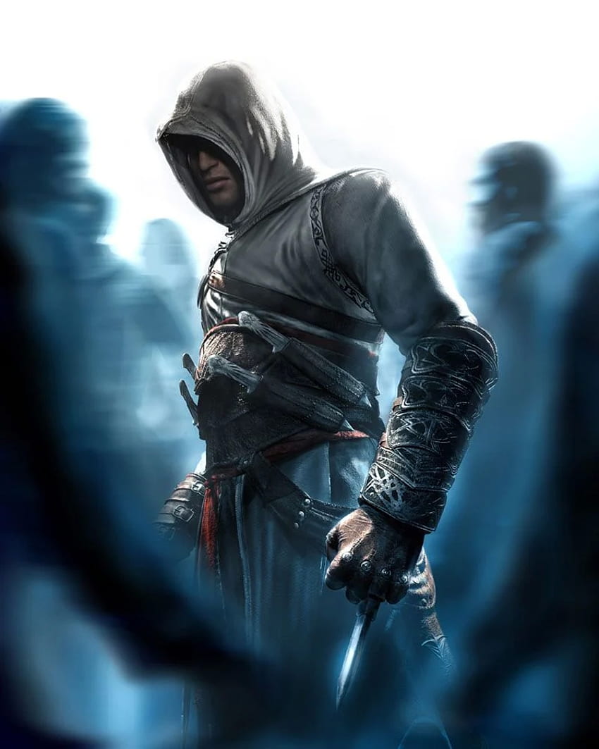 Crowd of People의 Assassin's Creed Art & Altair HD 전화 배경 화면
