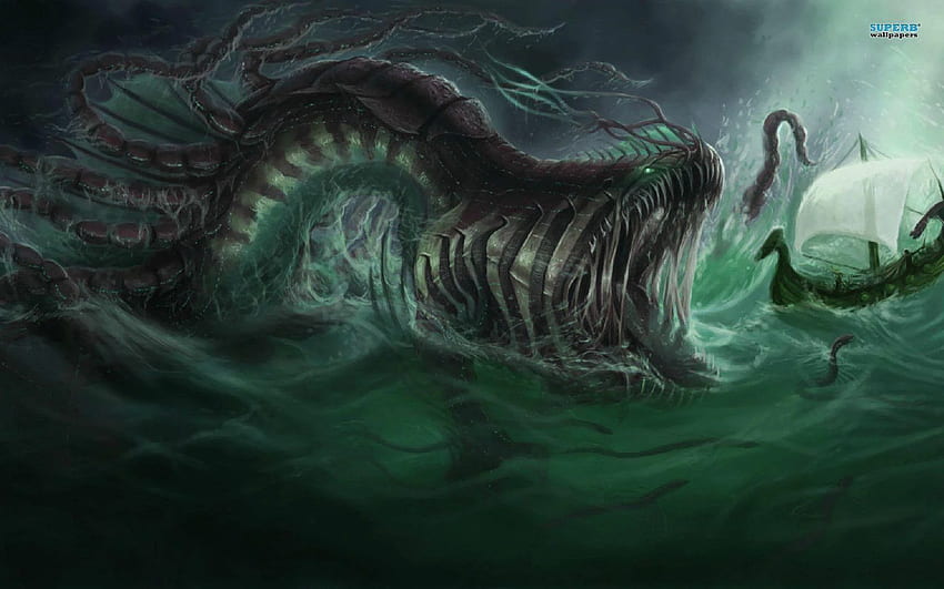 Sea Monster, Sea Serpent HD wallpaper | Pxfuel