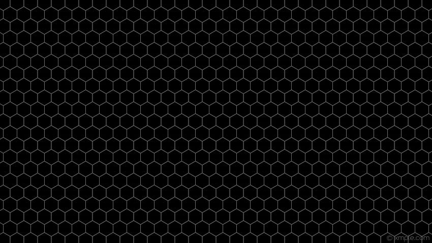 Hexagon Hitam Dan Putih, Hexagon Merah dan Hitam Wallpaper HD