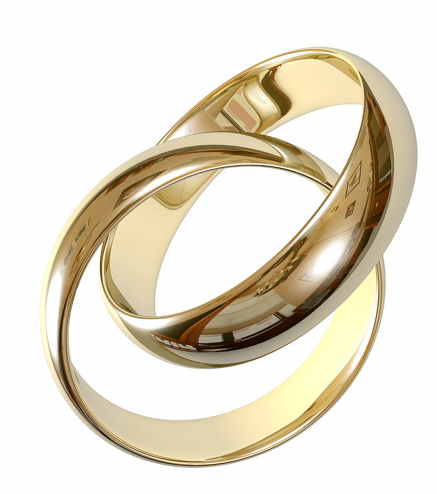 Two Wedding Rings Clipart Transparent Background, Two Gold Wedding Rings  Tied With Red Ribbon Bow Realistic Composition On White Background Vector  Illustration, Church, Wedding, Illustration PNG Image For Free Download