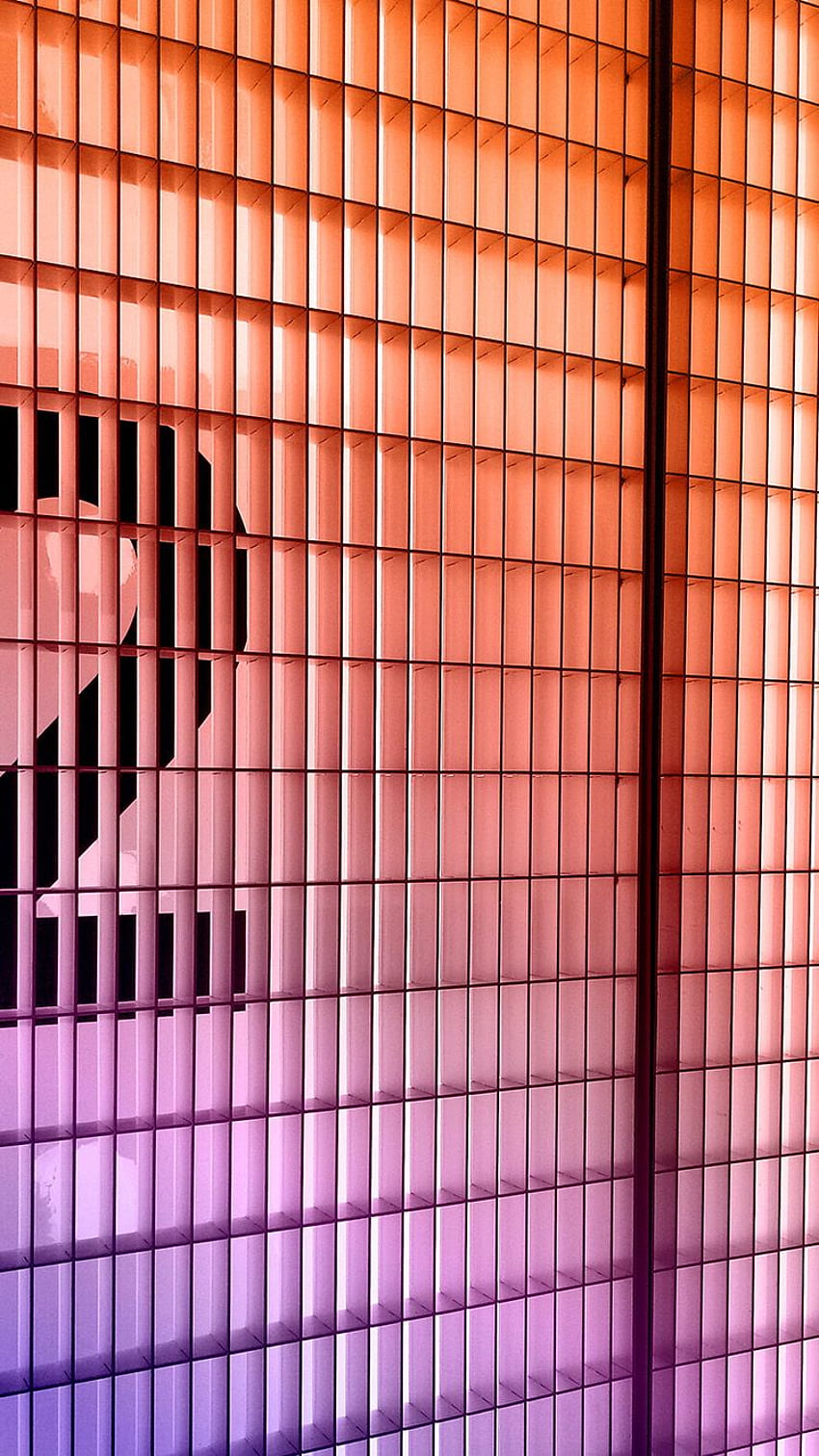 Interior Neon 2 Art Orange HD phone wallpaper