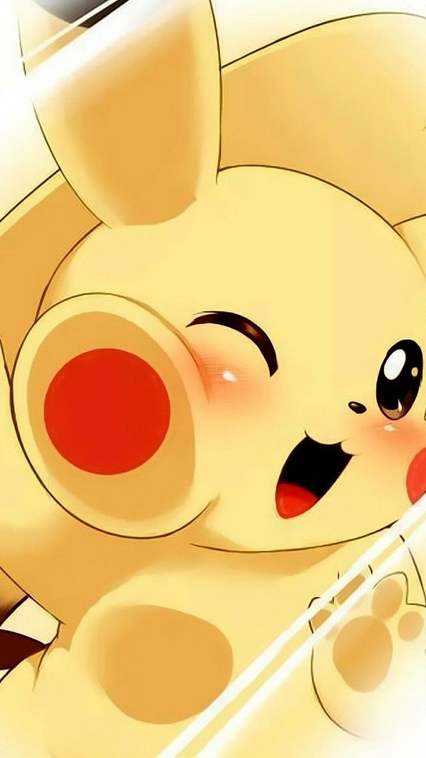 Pikachu., Kawaii Pikachu Tapeta na telefon HD
