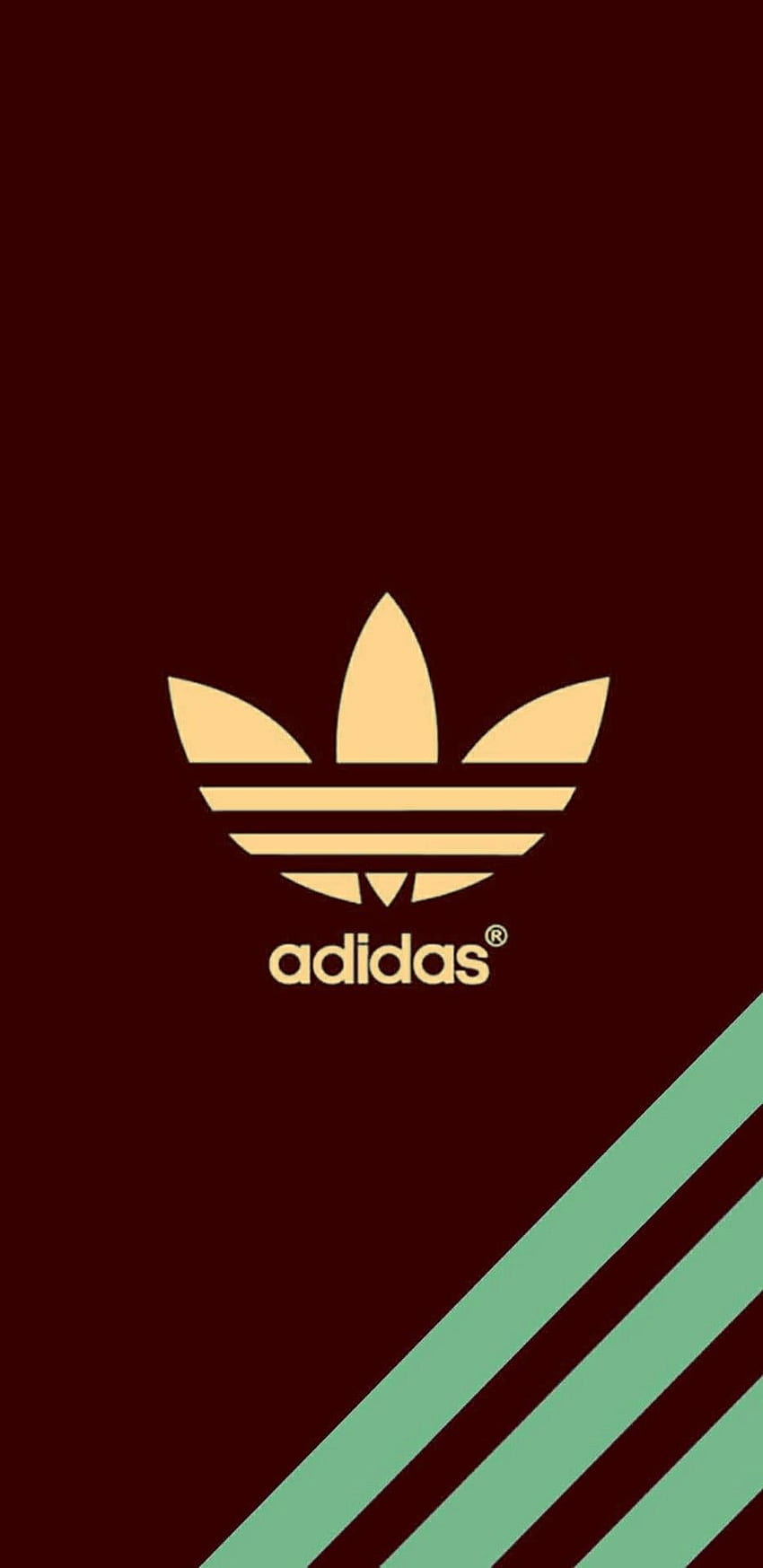 Adidas, logo, desain logo, asli adidas, kreatif, Logo Adidas Ungu wallpaper ponsel HD