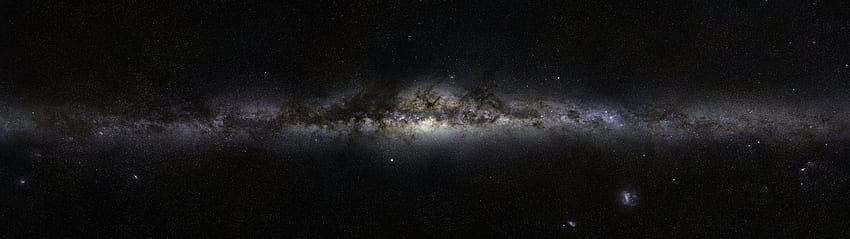 Outer space galaxies milky way, Space 3840X1080 HD wallpaper