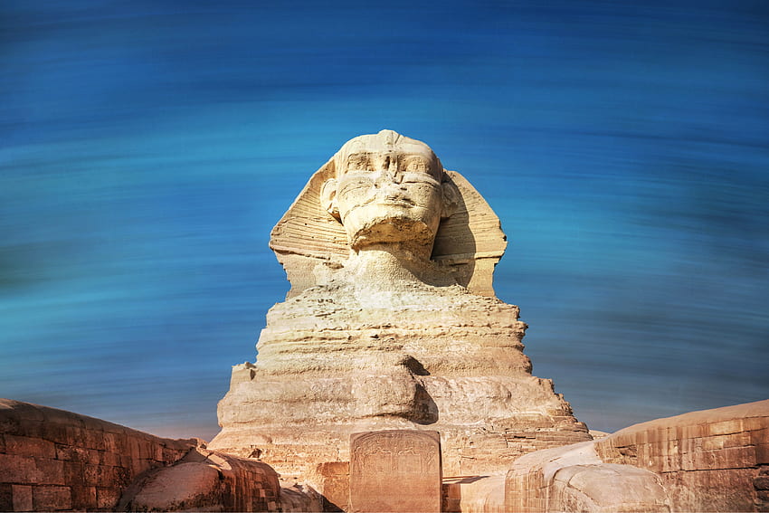 Point of View of the Sphinx, Egypt, sphinx, egypt, ancient, stones HD wallpaper
