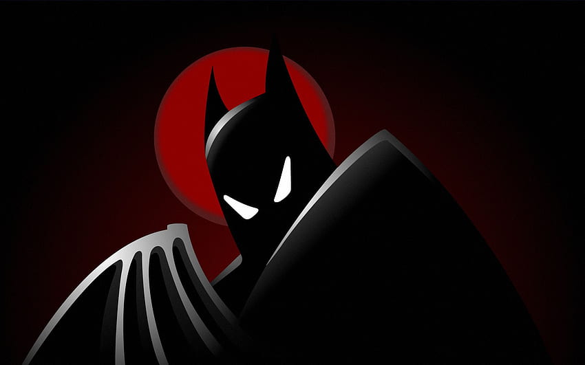 Batman Minimalista 5, Negro Rojo Minimalista fondo de pantalla | Pxfuel