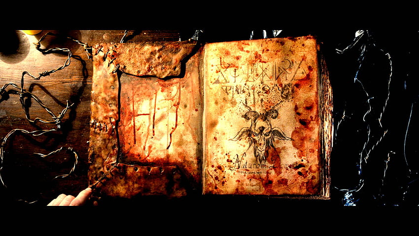 EVIL DEAD horror dark blood book occult satanic demon satan d ., Horror Book HD wallpaper