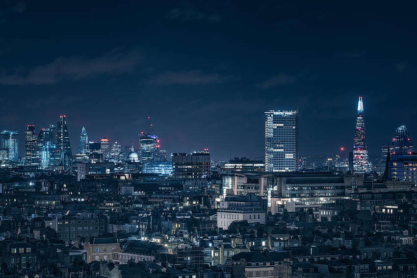 Londra Chasing Skylines Nightscape , World, , , Background e, City Nightscape Sfondo HD