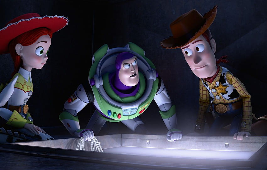 Jessie, Buzz Lightyear, Sheriff Woody, Toy Story 2 HD wallpaper