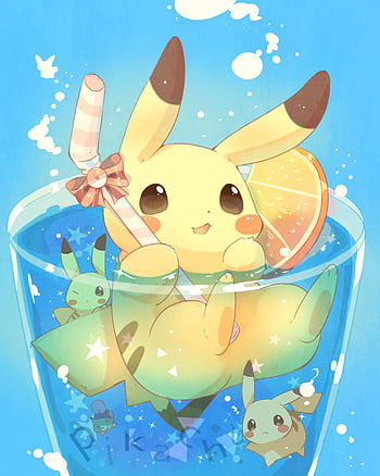 Pikachu. ปิก๊าจู, โปเกมอน, สัตว์, Pikachu Cute Chibi HD phone wallpaper
