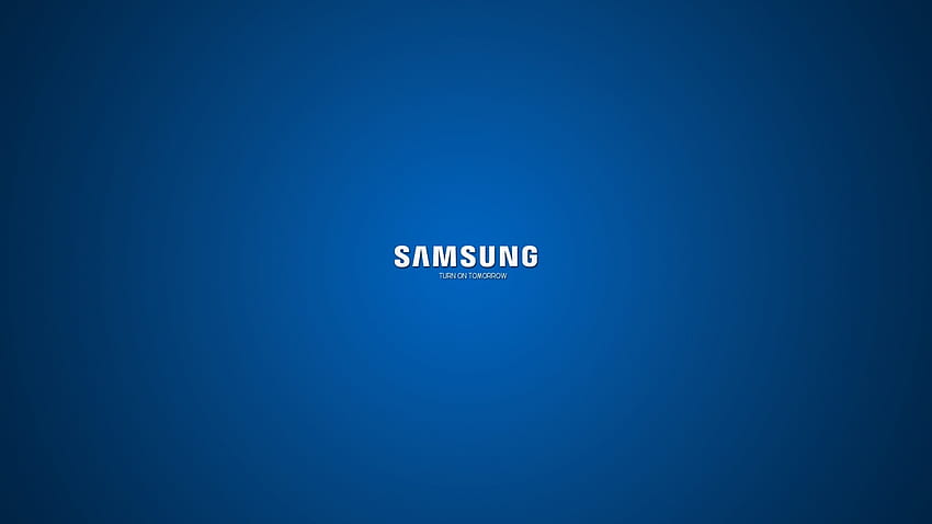 Samsung, empresa, logotipo, azul, branco papel de parede HD