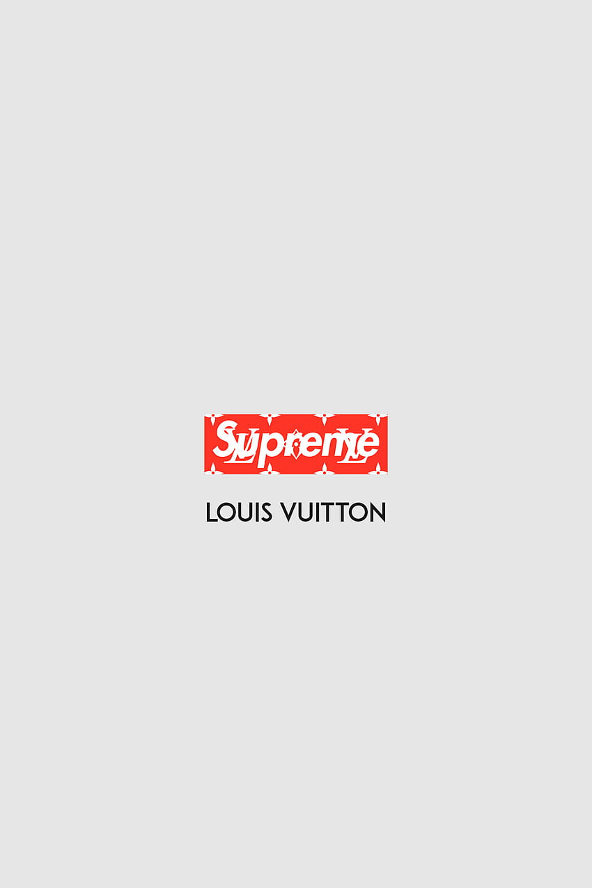 Supreme LV, Louis Vuitton X HD phone wallpaper