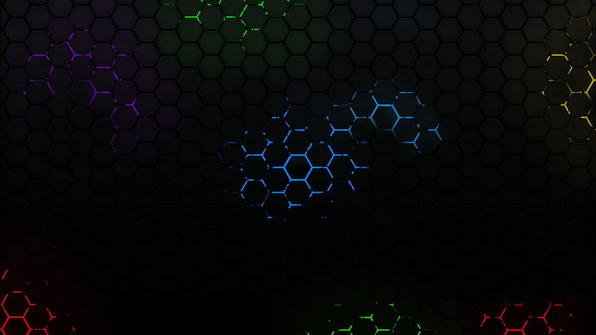 Hexagon on, Hexagon Tech HD wallpaper