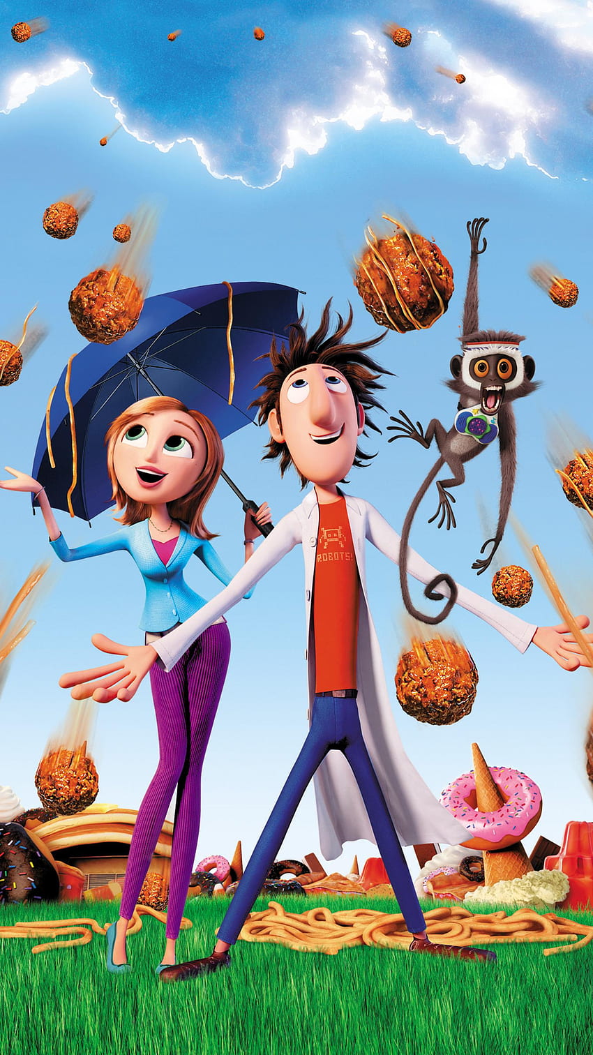 Cloudy with a Chance of Meatballs (2022) movie HD phone wallpaper