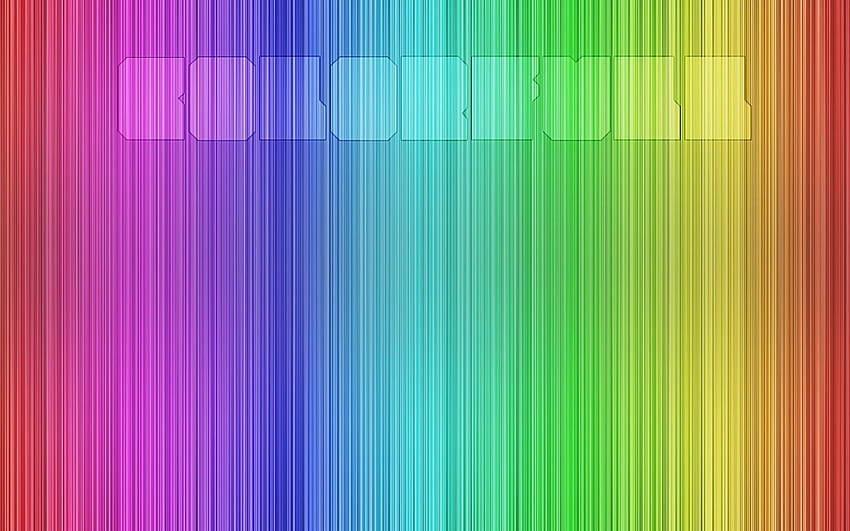 ColorFull, raibow, design, color HD wallpaper