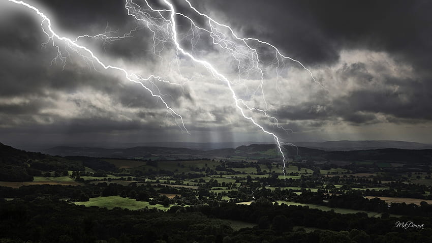 Nature Storm Electricity Fields Lightning Thunder Black White Clouds Stormy Scary Dark Best For Mobile – தமிழ் வளர்ப்போம் MANISH VENKATESAN HD wallpaper