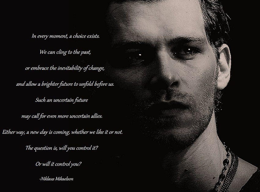 Klaus Mikaelson Quotes . 87 Quotes X, Kol Mikaelson HD wallpaper | Pxfuel