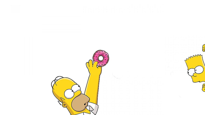 Homer Simpson Ciambella, Homer Donuts Sfondo HD