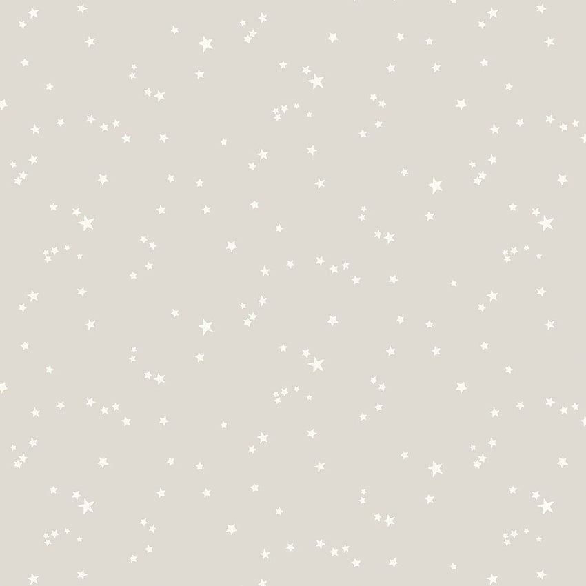 Звезди от Cole & Son - Сиво и бяло - : Директно HD тапет за телефон
