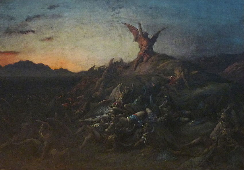 Gustave Doré-La chute des anges HD wallpaper | Pxfuel