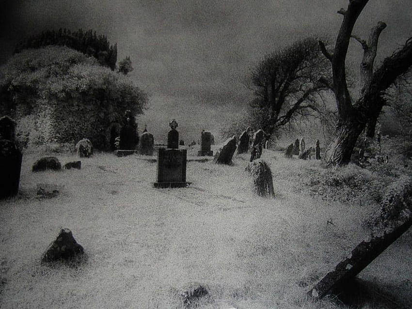 Гробище, обитавано от духове гробище HD тапет