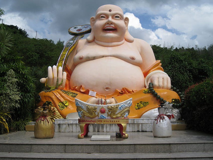 Laughing Buddha, Smiling Buddha HD wallpaper