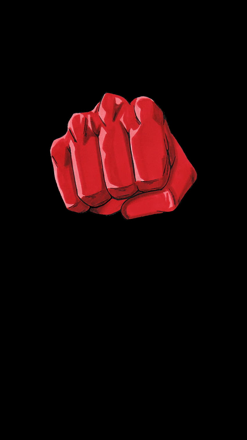 Saitama, One Punch Man Fist HD phone wallpaper
