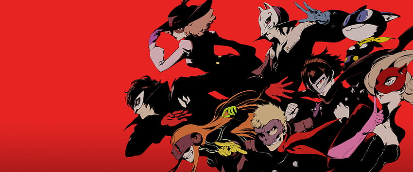 Persona 5 - จอมโจรผี [] : จอกว้าง วอลล์เปเปอร์ HD