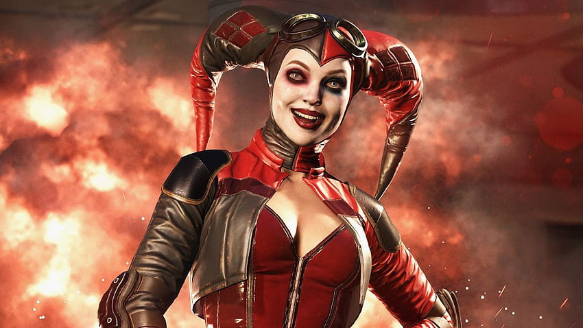 Spiel Frau Mädchen Sinnlichkeit Sensual Harley Quinn Injustice2 HD-Hintergrundbild