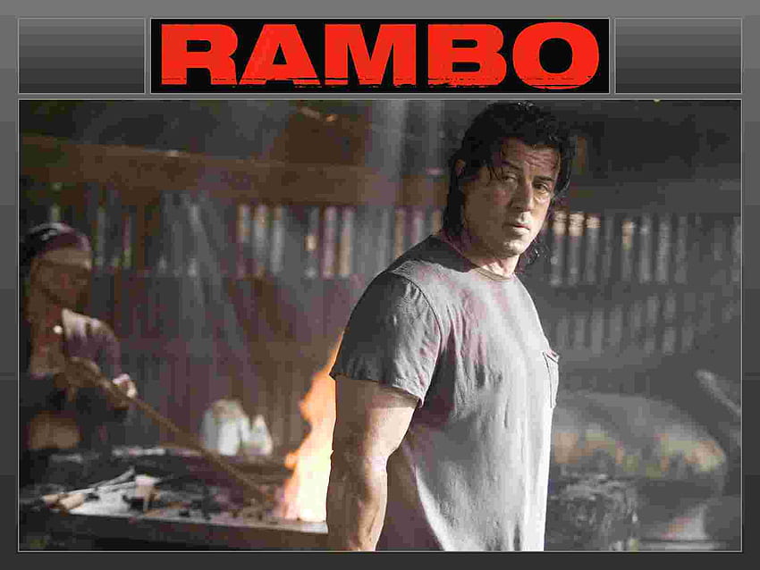 John Rambo . Rambo Bambi, Rambo 4 HD wallpaper