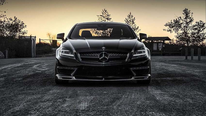 Ominous Mercedes Benz, Mercedes E55 HD wallpaper