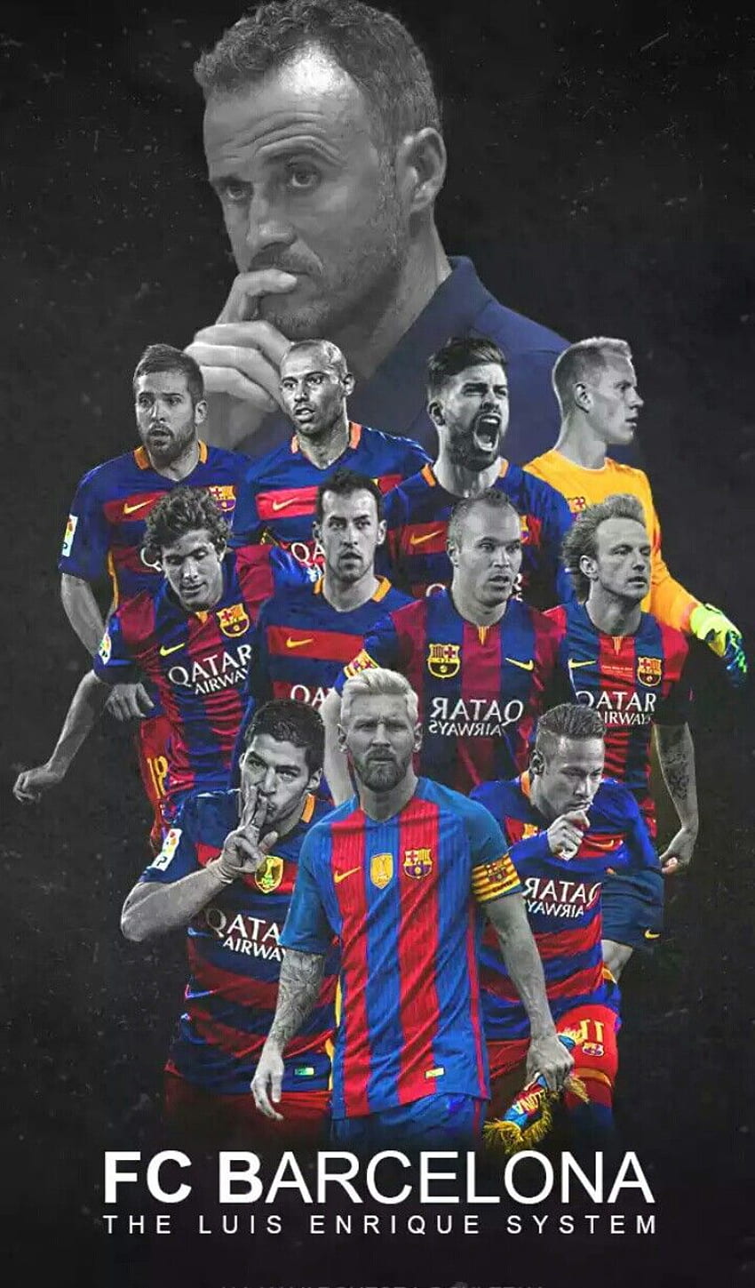 barcelona players , team, jersey, soccer player, football player, poster HD phone wallpaper