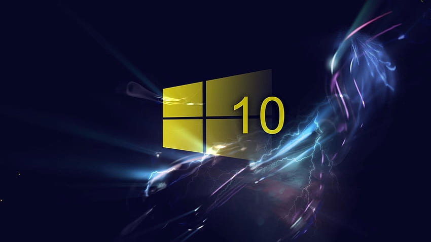Windows 10 , night, illuminated, motion, light - natural phenomenon • For You For & Mobile HD wallpaper