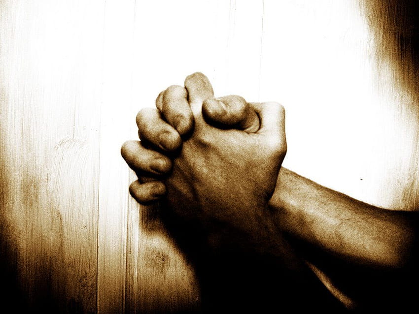 Modlące się ręce, chrześcijańska modlitwa Tapeta HD
