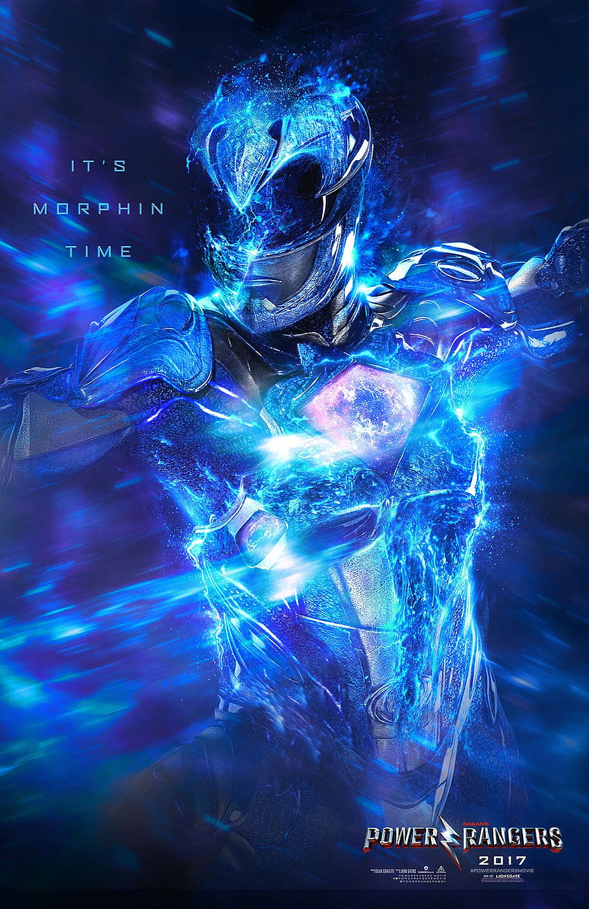 SABAN - POWER RANGERS (2017), Mavi Power Ranger HD telefon duvar kağıdı