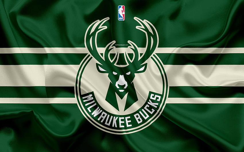 fundo de milwaukee bucks. milwaukee, logotipo do Milwaukee Bucks papel de parede HD