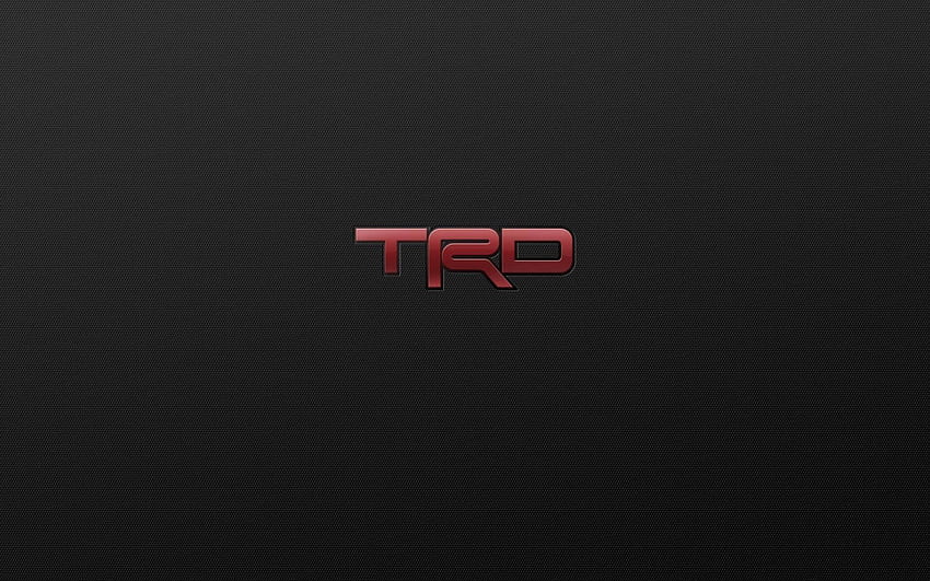 Logo Trd, Toyota TRD papel de parede HD